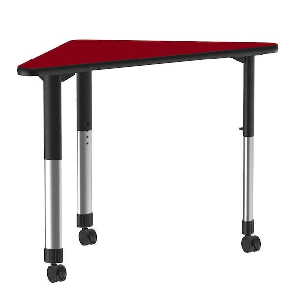 HPL Collaborative Desk - Casters - Wing